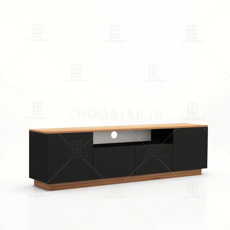 میز تلویزیون کد 117 مشکی گردویی