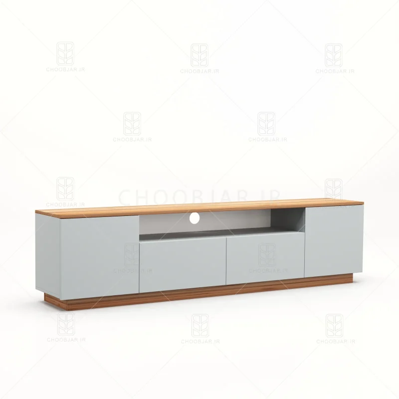 میز تلویزیون کد 119 طوسی گردویی