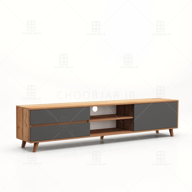 میز تلویزیون کد 122 نوک مدادی گردویی میز تلویزیون کد 122 نوک مدادی گردویی