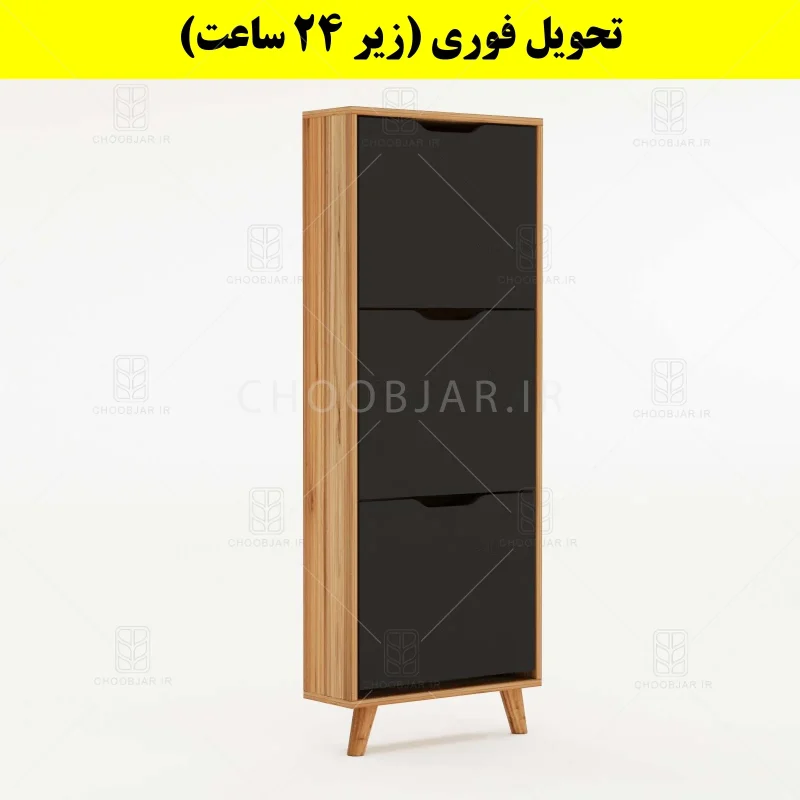 جاکفشی داشبوردی باریک سه درب النا – طول 50 (تحویل فوری) نوک مدادی گردویی جاکفشی داشبوردی باریک سه درب النا – طول 50 (تحویل فوری) نوک مدادی گردویی