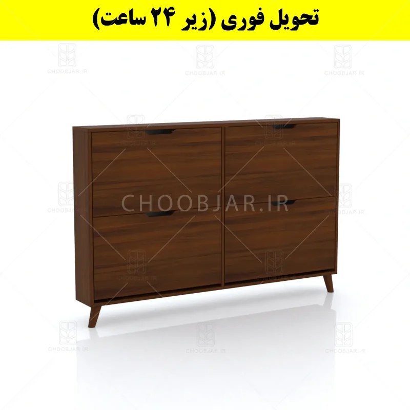 جاکفشی داشبوردی باریک چهار درب النا – طول 140 (تحویل فوری) فندوقی