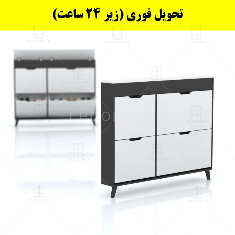 جاکفشی داشبوردی باریک باکس دار چهار درب النا – طول 125 (تحویل فوری) سفید نوک مدادی جاکفشی داشبوردی باریک باکس دار چهار درب النا – طول 125 (تحویل فوری) سفید نوک مدادی