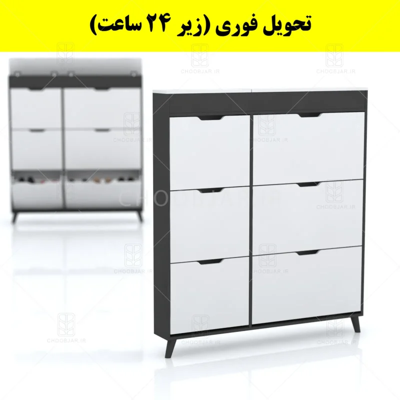 جاکفشی داشبوردی باریک باکس دار شش درب النا – طول 125 (تحویل فوری) سفید نوک مدادی جاکفشی داشبوردی باریک باکس دار شش درب النا – طول 125 (تحویل فوری) سفید نوک مدادی