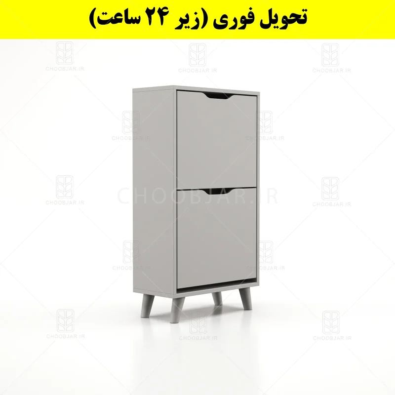 جاکفشی داشبوردی دو درب النا – طول 50 (تحویل فوری) طوسی جاکفشی داشبوردی دو درب النا – طول 50 (تحویل فوری) طوسی