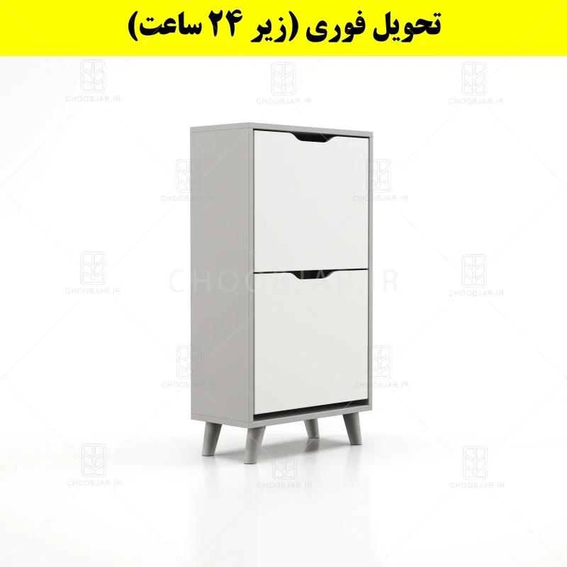 جاکفشی داشبوردی دو درب النا – طول 50 (تحویل فوری) سفید طوسی جاکفشی داشبوردی دو درب النا – طول 50 (تحویل فوری) سفید طوسی