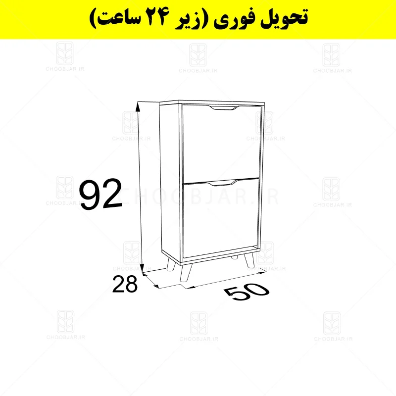 جاکفشی داشبوردی دو درب النا – طول 50 (تحویل فوری) سایر جاکفشی داشبوردی دو درب النا – طول 50 (تحویل فوری) سایر
