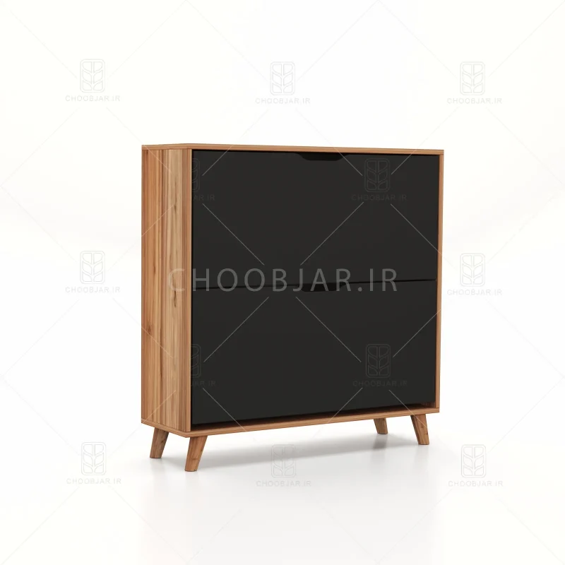 دو درب 90 النا مشکی گردویی