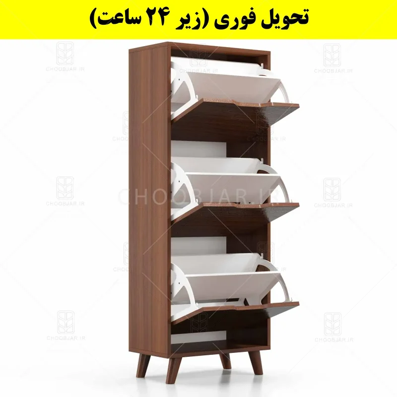 جاکفشی داشبوردی سه درب النا – طول 50 (تحویل فوری) فندوقی