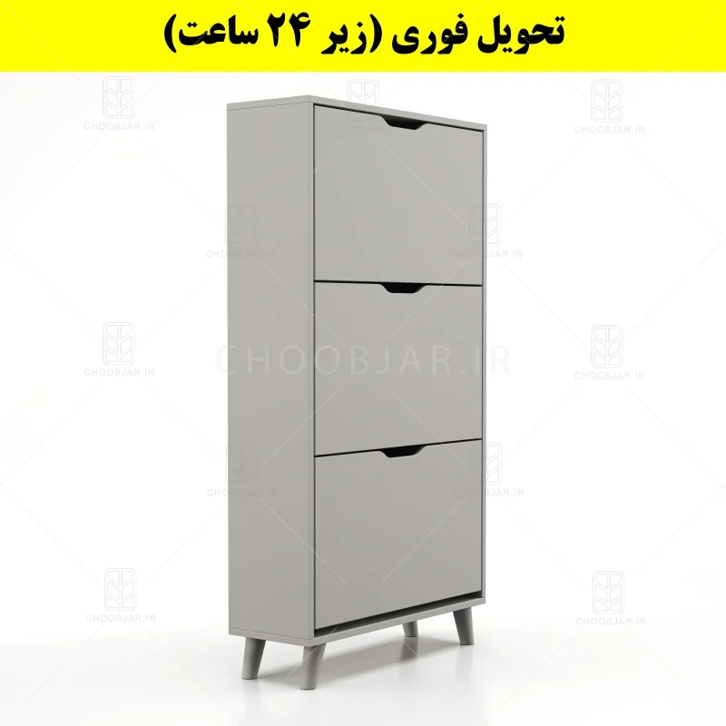 جاکفشی داشبوردی سه درب النا – طول 70 (تحویل فوری) طوسی