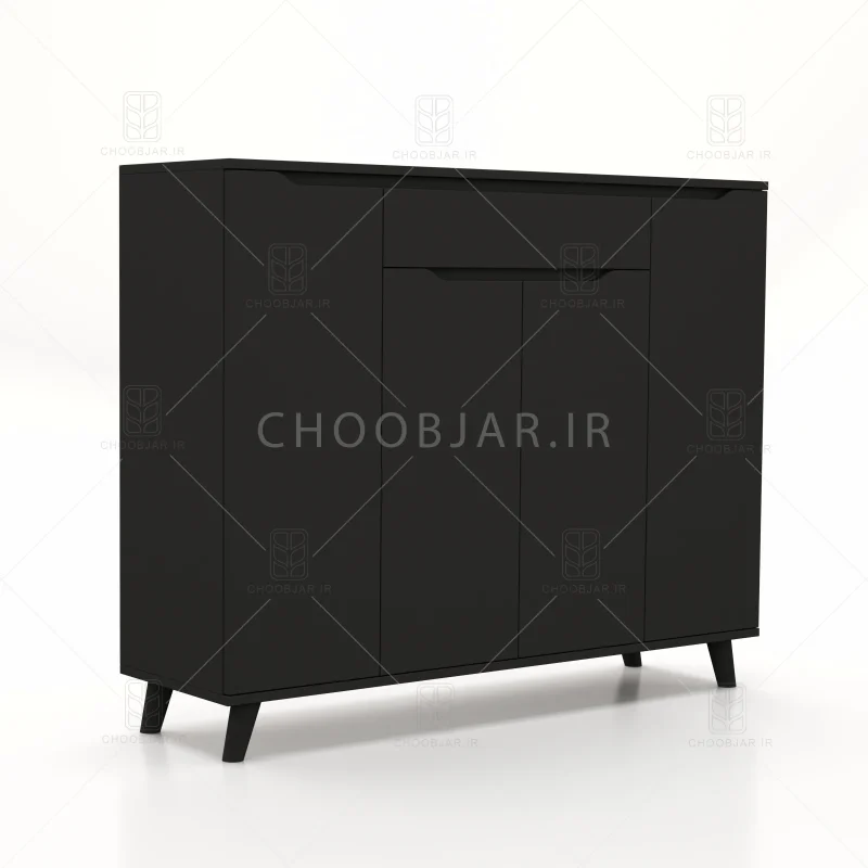 جاکفشی کنسولی روما 4 درب طول 120 مشکی