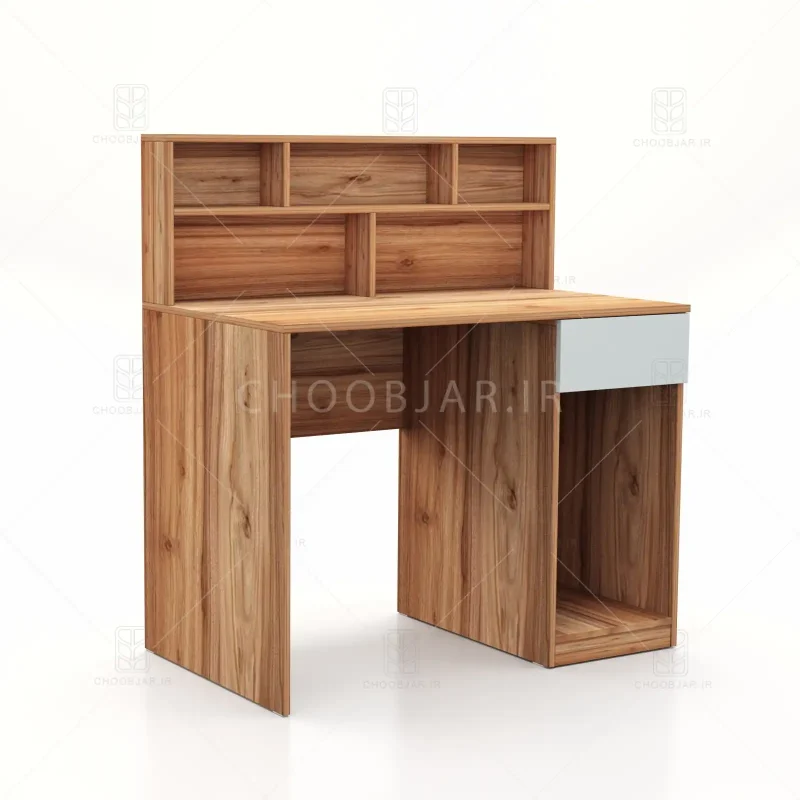 میز تحریر بهار طول 100 - کد 111 طوسی گردویی