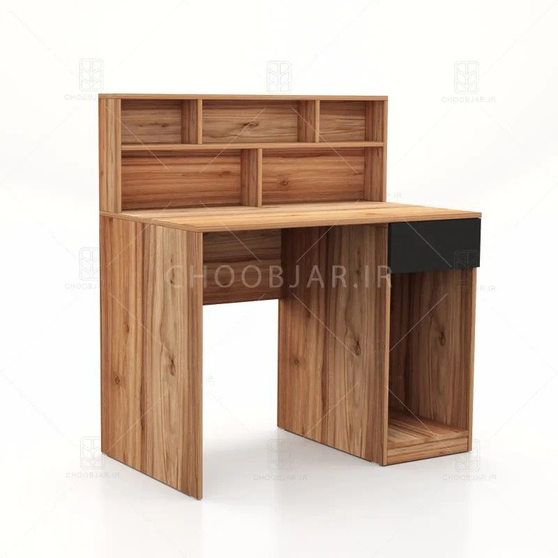 میز تحریر بهار طول 100 - کد 111 مشکی گردویی