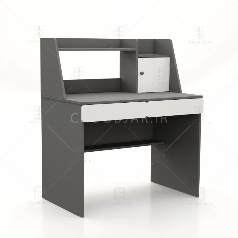 میز تحریر بهار طول 100 - کد 113 سفید نوک مدادی