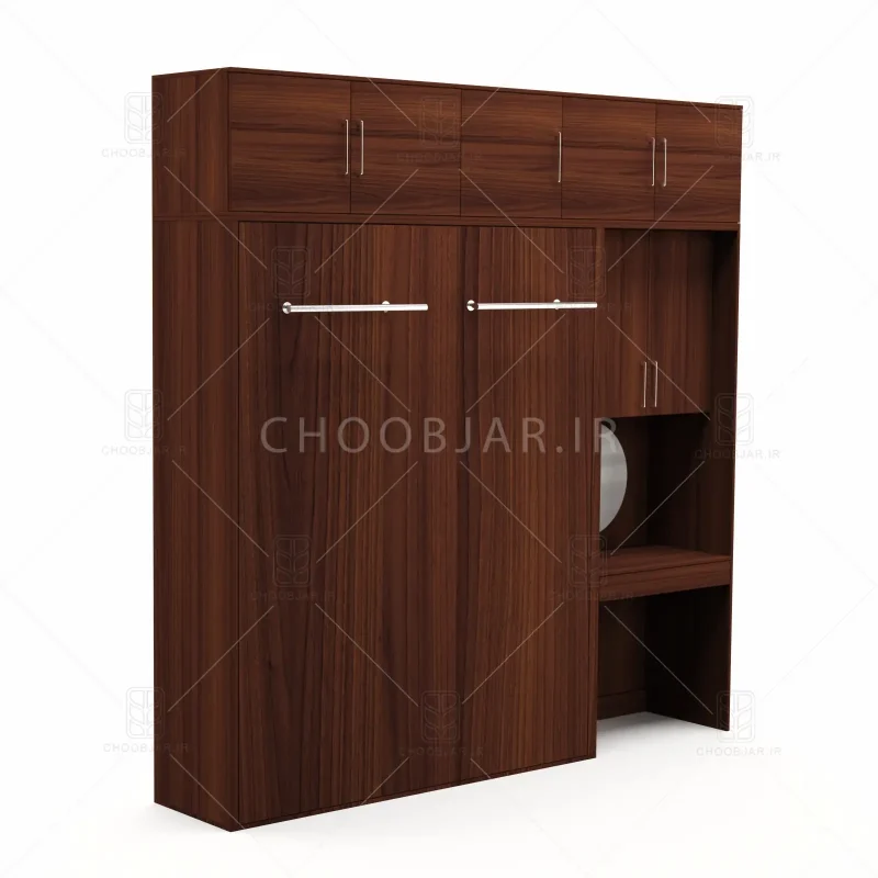 تخت تاشو عمودی دو نفره طول 250 کد 104 فندوقی