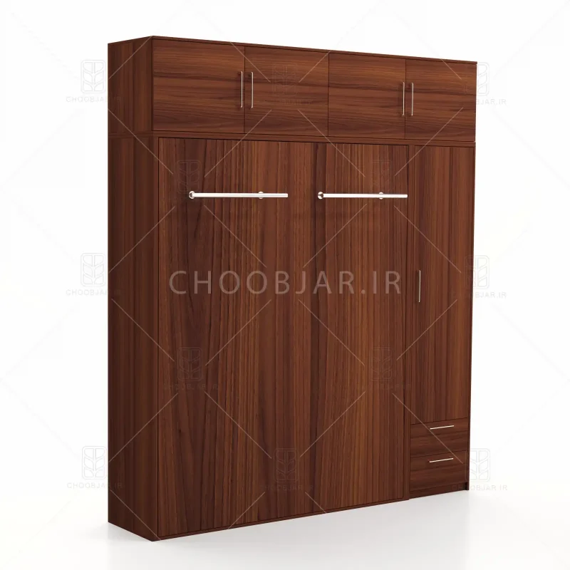 تخت تاشو عمودی دو نفره طول 225 کد 108 فندوقی