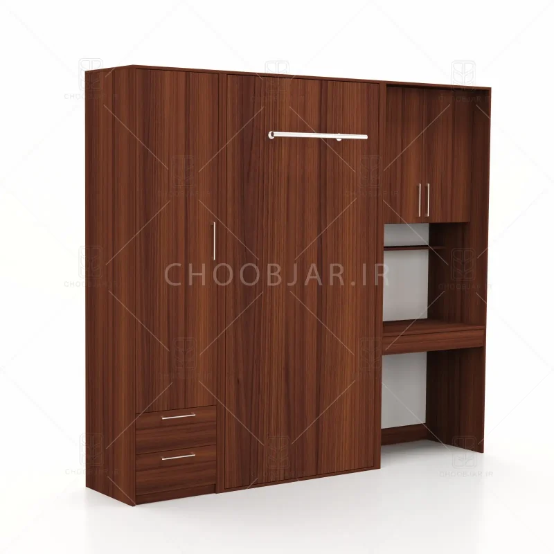 تخت تاشو عمودی تک نفره طول 235 کد 115 فندوقی