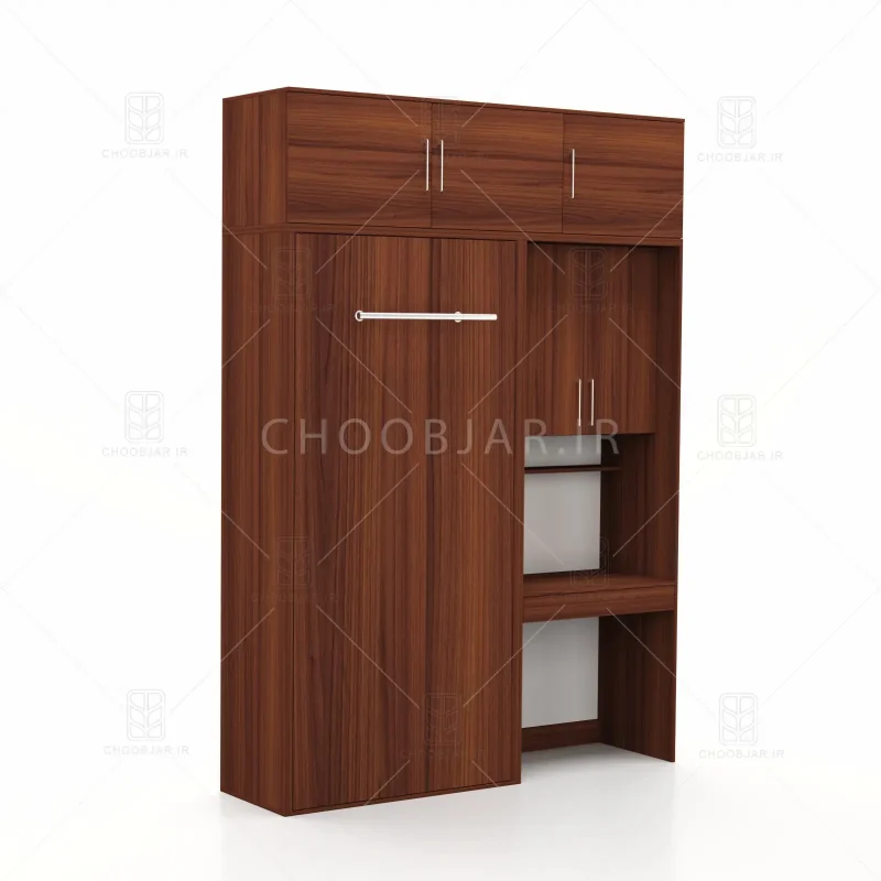 تخت تاشو عمودی تک نفره طول 185 کد 116 فندوقی
