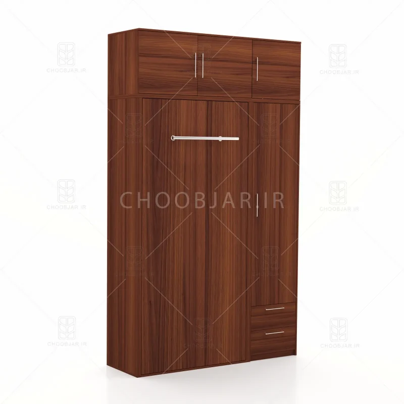 تخت تاشو عمودی تک نفره طول 155 کد 120 فندوقی