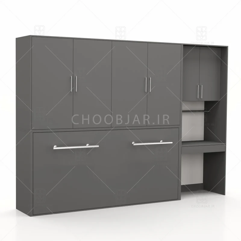 تخت تاشو افقی تک نفره طول 300 کد 126 نوک مدادی